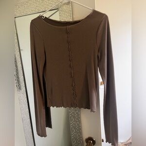 Abercrombie&Fitch long sleeve ribbed top